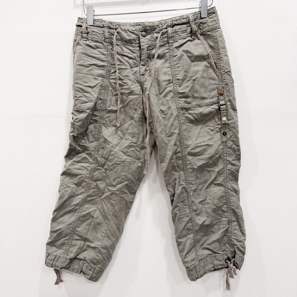 Y2K Anthropologie Hinge Utility Cargo Crop Pants Size 2